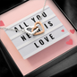 CUSTOMIZABLE Necklace GIFT, Crafted For Your Partner With LOVE And WISDOM