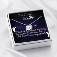 CUSTOMIZABLE Necklace GIFT, Crafted For Your dad With LOVE And WISDOM.