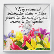CUSTOMIZABLE Necklase GIFT for your LOVE ONE, crafted for Your Wife with LOVE .