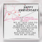 CUSTOMIZABLE Necklase GIFT for your LOVE ONE, crafted for Your Anniversary with LOVE .