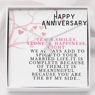 CUSTOMIZABLE Necklase GIFT for your LOVE ONE, crafted for Your Anniversary with LOVE .