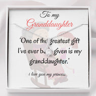 CUSTOMIZABLE Keychain GIFT, Crafted For Your Grandaughter With LOVE..