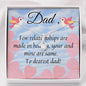 CUSTOMIZABLE Necklace GIFT, Crafted For Your Father With LOVE And WISDOM.