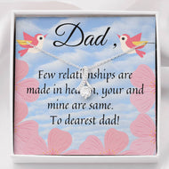 CUSTOMIZABLE Necklace GIFT, Crafted For Your Father With LOVE And WISDOM.