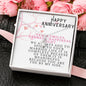 CUSTOMIZABLE Necklase GIFT for your LOVE ONE, crafted for Your Anniversary with LOVE .