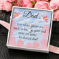 CUSTOMIZABLE Necklace GIFT, Crafted For Your Father With LOVE And WISDOM.