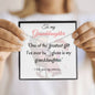 CUSTOMIZABLE Keychain GIFT, Crafted For Your Grandaughter With LOVE..