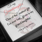 CUSTOMIZABLE Keychain GIFT, Crafted For Your Grandaughter With LOVE..
