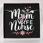CUSTOMIZABLE Stethoscope Necklace is the perfect choice for nurses, doctors, specialists, and anyone in the medical field! Crafted For Your partner With Love.