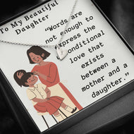 CUSTOMIZABLE Necklase GIFT, Crafted For Your Daughter With LOVE.