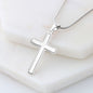 Everywhere i look i am reminded of your love stunning artisan-crafted Stainless Steel Cross Necklace.