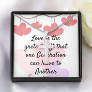 CUSTOMIZABLE Necklase GIFT,Crafted For Your Grandparents With Love.