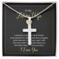 To My Future Wife - Stunning artisan-crafted Stainless Steel Cross Necklace