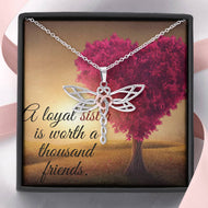 CUSTOMIZABLE Necklace GIFT, Crafted For Your Sister With LOVE And WISDOM