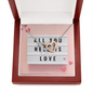 CUSTOMIZABLE Necklace GIFT, Crafted For Your Partner With LOVE And WISDOM