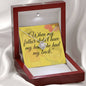 CUSTOMIZABLE Knot Necklace GIFT, Crafted For Your Father With LOVE And WISDOM